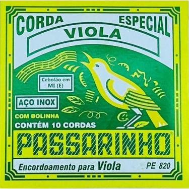 Imagem de Jogo De Corda Passarinho Viola Caipira Cebolão Mi