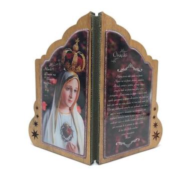 Imagem de Adorno Oração de Mesa Nossa Senhora de Fátima - FORNECEDOR 9