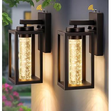 Imagem de VIANIS Luzes de Parede Externas de 2 Pacotes, Luminárias de Iluminação Externa Led do Anoitecer Ao Amanhecer para Casa, Arandelas Externas Modernas de Bronze Polido com Óleo, Lanternas de Montagem em