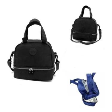 Imagem de Bolsa Lancheira Térmica 2 Compartimentos Quente E Frio Y2179 - Yida, P