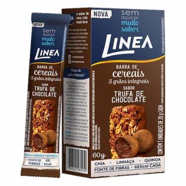 Imagem de Pack Barra de Cereal Trufa de Chocolate Zero Açúcar Linea 60g
