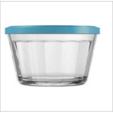 Imagem de Pote De Vidro pote com tampa 350ml Freezer Microondas Forno - Nadir Fi