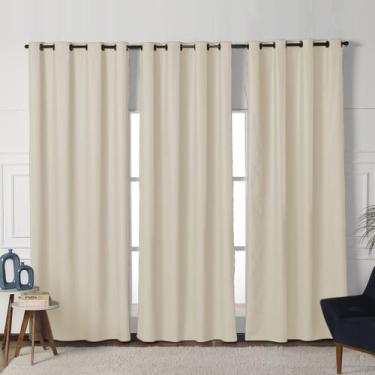 Imagem de Cortina 4 Metros Blackout Grande De PVC Blecaute Sala Quarto 4,20x2,80