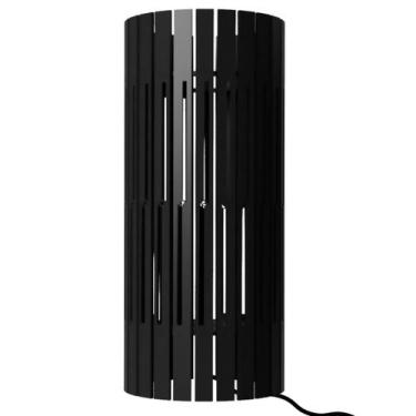 Imagem de Luminária de Chão MDF TORRE DE PISA - CORALISA, Preto, Kit com 2 - 85x
