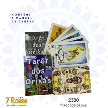 Imagem de Tarot dos orixas com manual explicativo - Flora 7 Rosas