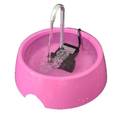 Imagem de Fonte Gato e Cachorro Fonte Com Filtro Litte Mec Pet 1,0L Rosa