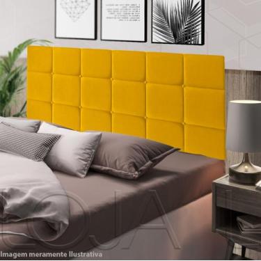 Imagem de Cabeceira Suspensa Almofada Cama Solteiro 90 cm Calipha - Magazine L, 