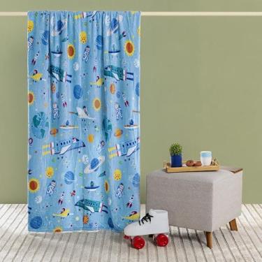 Imagem de Manta SOLTEIRO INFANTIL flannel estampado 2,40m x 1,50m - SAFIRA ENXOV