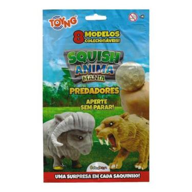 Imagem de Squish Animais Predadores Macio Perfumado Aperte Sem Parar - Toyng