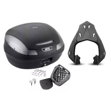 Imagem de Bau 47L M.Lock Givi E-470Nt + Bagageiro Scam Stp0549
