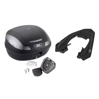 Imagem de Bau 47L M.Lock Givi E-470Nt + Bagageiro Scam Stp0536