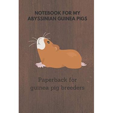 Imagem de Notebook for guinea pig breeders: 6x9 pocket book for more than 100 entries, all regrowths and crossings in view, ideal book for guinea pig breeders, perfect suitable as a gift as well