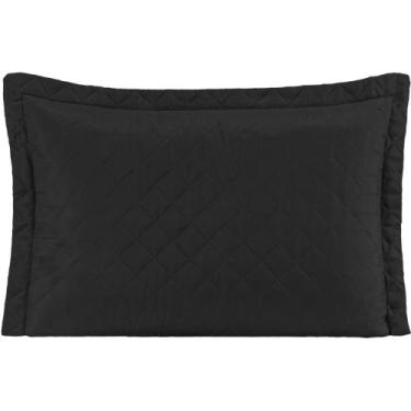 Imagem de Porta Travesseiro 70cm x 50cm 1 PEÇA - MAYRA ENXOVAIS, Preto