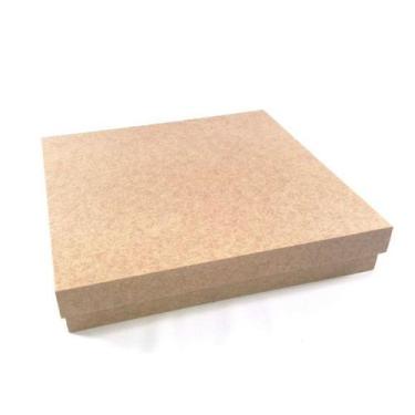Imagem de Caixa Tampa de Sapato 30x30x5 Mdf Madeira - ATACADÃO DO ARTESANATO MDF