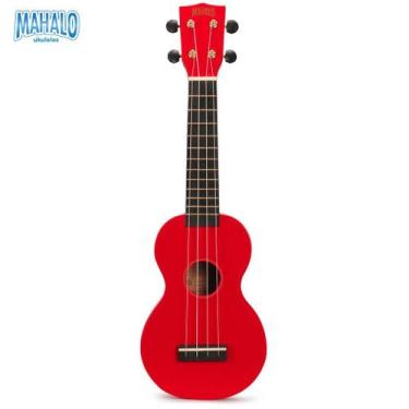 Imagem de Ukulele soprano serie arcoiris vermelho - MAHALO