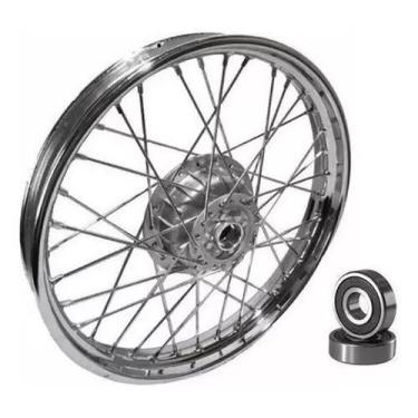 Imagem de Roda Dianteira Bros 125/150/160 Tambor Raio 4mm com Rolamento - Pro To