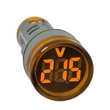 Imagem de Voltímetro Digital AD22 de 20-500Vca Amarelo