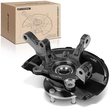 Imagem de A-Premium Conjunto de junta de direção dianteira e cubo de rolamento de roda compatível com Mitsubishi Outlander 2007-2018, Outlander Sport 2011-2017, lado direito do passageiro