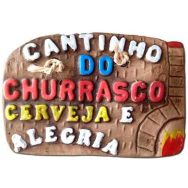 Imagem de Placa De Churrasco Decorativa  Cerveja E Alegria