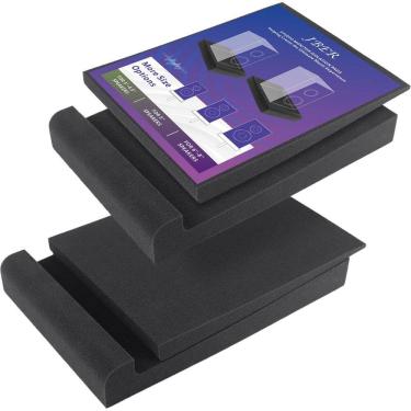 Imagem de Almofadas de isolamento acústico JBER para alto-falante de monitor de estúdio de 3-4,5"