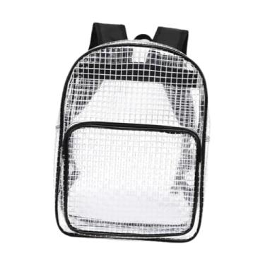 Imagem de Generic Mochila clara de mochila à prova de estática PVC Saco de ferramentas de cinta ajustável para engenharia mecânica ENCLUMER COLLEGE ELECTRIAL, Style B