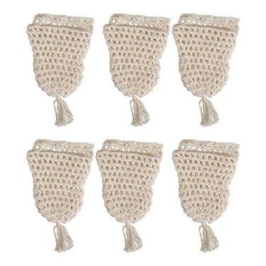 Imagem de Caçapa Crochê Mesa Sinuca Bilhar Snooker Jogo (6 Peças) - Tacolandia