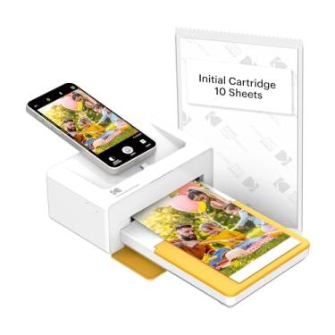 Imagem de KODAK Impressora fotográfica instantânea Dock Plus 4PASS (10 x 15 cm) + 10 folhas