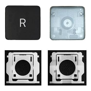 Imagem de MACSEEJI Tampa de chave individual de substituição com dobradiça para (M1 M2 M3 M4) MacBook Pro A2141 A2251 A2289 A2338 A2442 A2485 A2779 MacBook Air A2179 A2337 A2681 2021-2024 (tecla R)