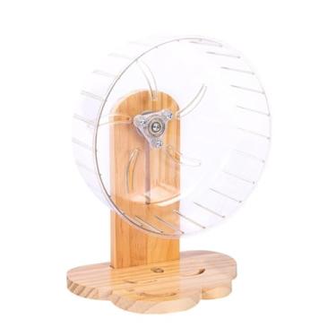 Imagem de Ｂｅｓｇａ Hamster Rodas de corrida Acessórios de hamster Hamster de madeira Running Toys Reound Quiet para pequenos animais Dwarf Hamsters Rat Camundongos