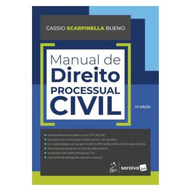 Imagem de Manual De Direito Processual Civil - 11ª Edição 2025