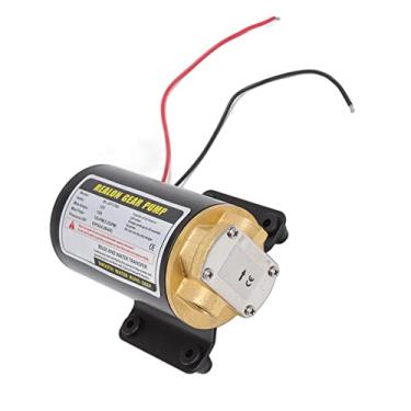 Imagem de Bomba de óleo de engrenagem elétrica premium com motor térmico, conector de latão para motor (12V)