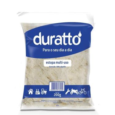 Imagem de Estopa de Limpeza 200g Branca p/ Oficina e Pintura