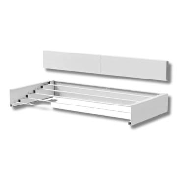 Imagem de Varal Retrátil Invisível de Alumínio, Capacidade 15 kg