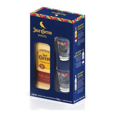 Imagem de Kit José Cuervo Gold c/ 2 copos 750 ml