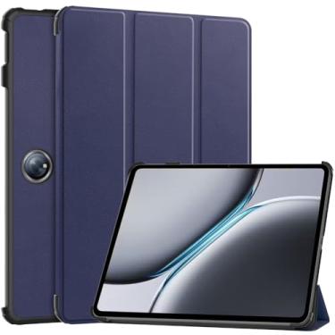 Imagem de Kepuch Custer Capas para Oppo Pad 3 / Oneplus Pad 2 / Oneplus Pad Pro,Couro-PU Bolsas Estojos - Azul