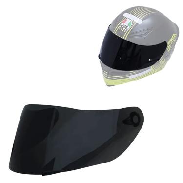 Imagem de Viseira Capacete Agv K3 K1 Fumê - Polivisor