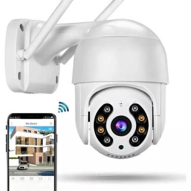 Imagem de Câmera Segurança wifi ip Prova Dágua Infravermelho Externa 360 Wifi a8