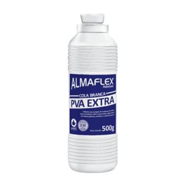 Imagem de COLA BRANCA EXTRA PVA ALMAFLEX 500g - ALMATA QUIMICA