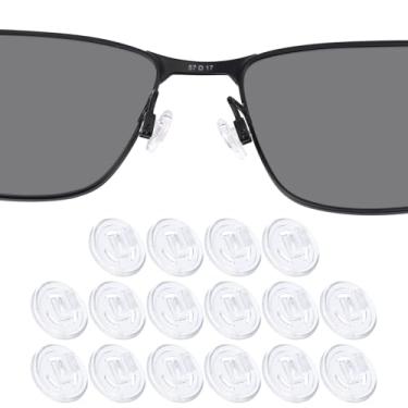 Imagem de DROGO 8 pares de almofadas de nariz de substituição de silicone macio para Maui Jim Baby Beach/Kahuna/Kawika/Mahina/Wiki Wiki; para Oakley WireTap/Whisker/Crosshair 2.0 OO4044/Half Wire 2.0 óculos