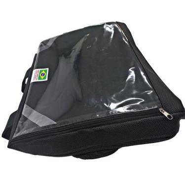 Imagem de Capa Mochila Bag Motoboy 45 litros Impermeavel Reforçada Preta - Bag B