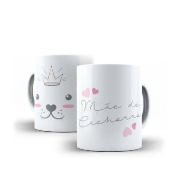 Imagem de Caneca Porcelana Presente Dia das Mães 19 Mãe de Cachorro - Villa Cane