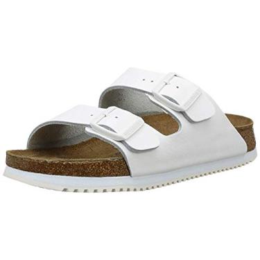 Imagem de BIRKENSTOCK Arizona Birko-Flor Nobuck Normal (Mocha) Tamanho 42 EU, Branco 230166, 37