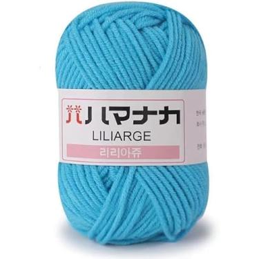 Imagem de 25g Soft Milk Cotton Knitting Yarn Anti-pilling Knitting 4ply Cotton Yarn Para Crochê Cachecol Camisola Chapéu Boneca Artesanato, 13