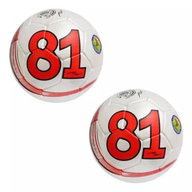 Imagem de Bola De Futebol De Campo Dalponte 81 Star Costurada A Mão Kit 02 Unida