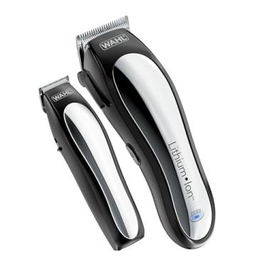 Imagem de Wahl Kit combo de aparador de cabelo sem fio de íon de lítio recarregável EUA Clipper e aparador de bateria – Aparador elétrico para cabeças de cabelo, barbas e todos os cuidados corporais – Modelo