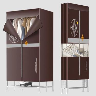 Imagem de Secador De Roupas Elétrico Airer,1500w Racks De Secagem Elétricos Internos De Roupas Aquecidas,airer De Roupas Aquecido Dobrável Com Tampa,rack De Secador De Roupas Aquec, C, withtowelrack