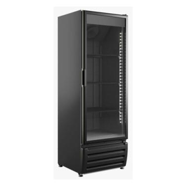 Imagem de Freezer Vertical Dupla Ação Braslar 500 Litros Porta de Vidro Preto Vega FV500P2 220v