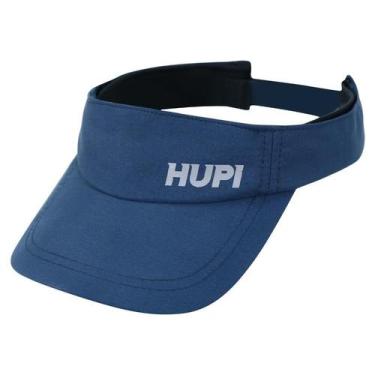 Imagem de Viseira para Corrida Microfibra HUPI Azul Marinho, Azul marinho