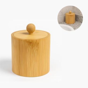 Imagem de Porta Condimento Bambu com Tampa Saleiro Açucareiro