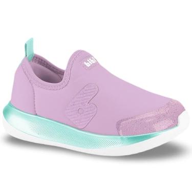 Imagem de Tênis Infantil Menina Bibi Flash Calce Fácil Lilás Verde (Lilás, BR, Criança de 1 a 3 anos, Numérico, 24)